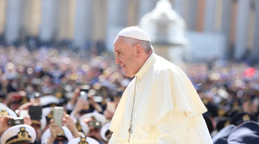 El Papa en la Audiencia Jubilar. Foto: Alexey Gotovsky / ACI Prensa