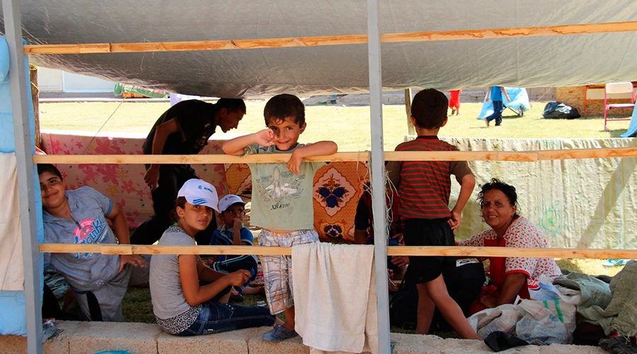 Refugiados en Irak. Foto: Ayuda a la Iglesia Necesitada.