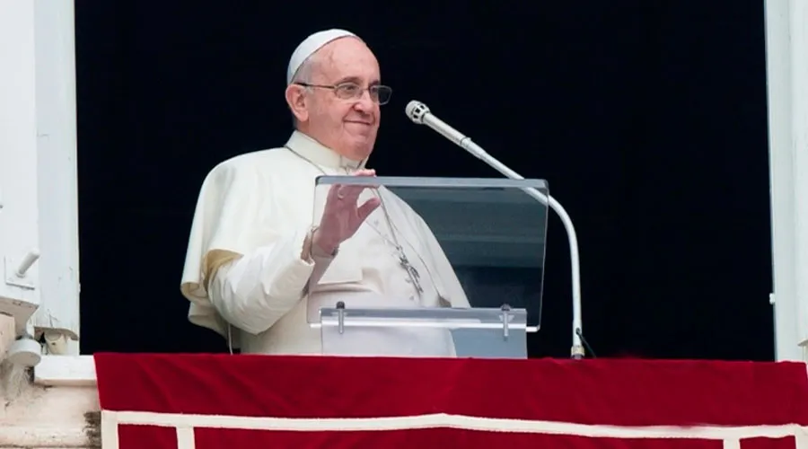 El Papa en el Ángelus. Foto: L'Osservatore Romano