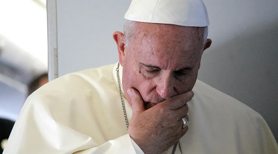 Papa Francisco. Crédito: ACI Prensa