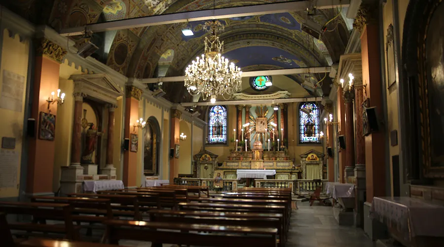 Interior de iglesia en Turquía. Foto: Daniel Ibáñez / ACI Prensa.
