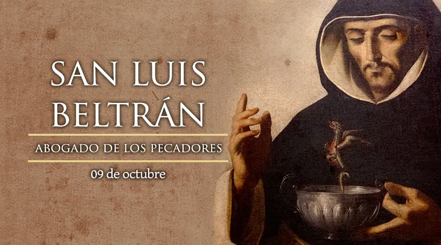 9 de octubre: Fiesta de San Luis Beltrán, patrono de Colombia