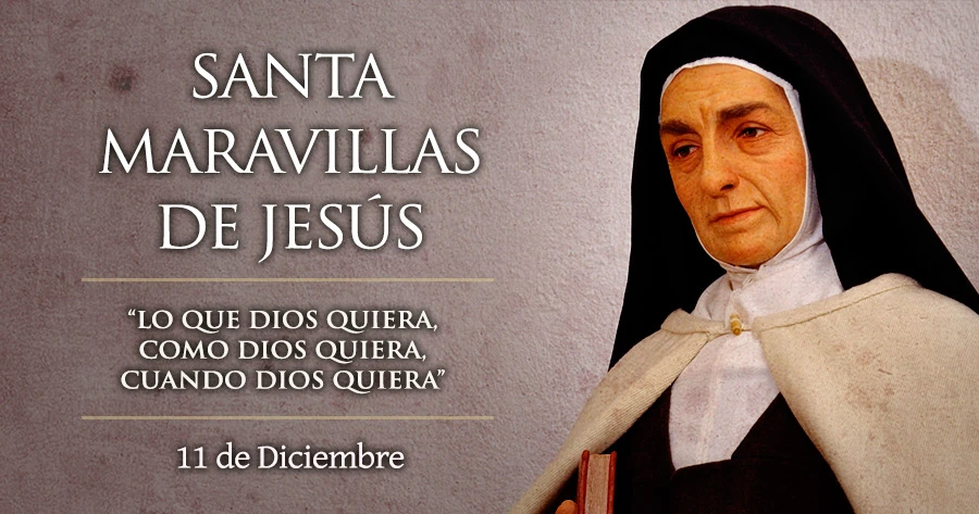Hoy se celebra a Santa Maravillas de Jesús, de la Orden de las Carmelitas Descalzas
