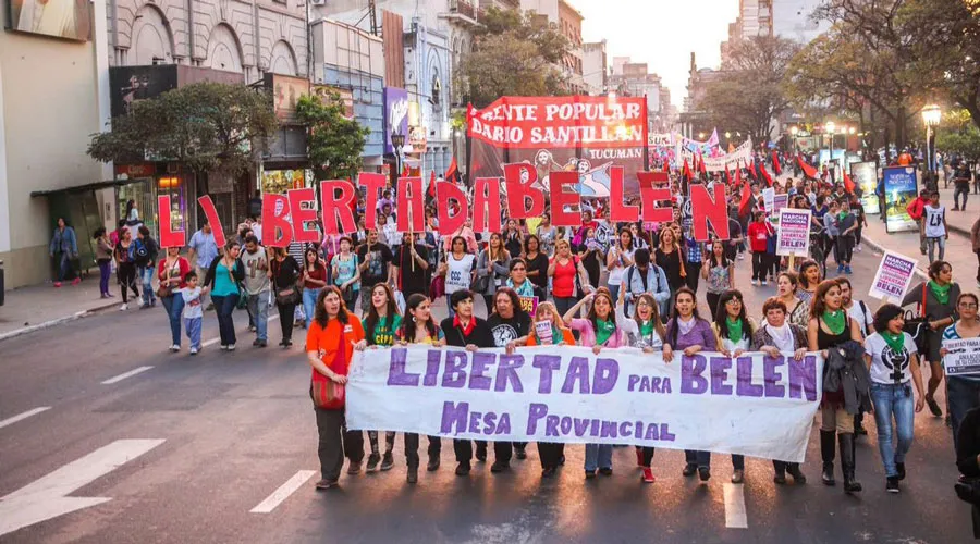 Marcha Nacional - Libertad para Belén / Twitter de @LibertadBelen1