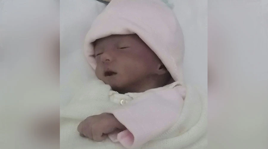 La pequeña María Victoria. Foto: Blog mimundoentrelineas.