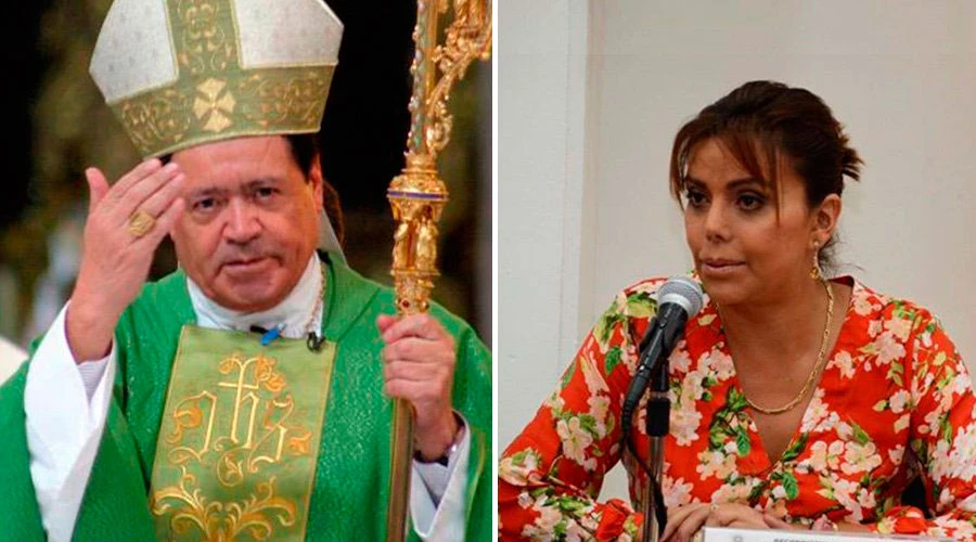 Cardenal Norberto Rivera - Crédito: Facebok SIAME / Diana Sánchez - Crédito: Facebook Diana Sánchez