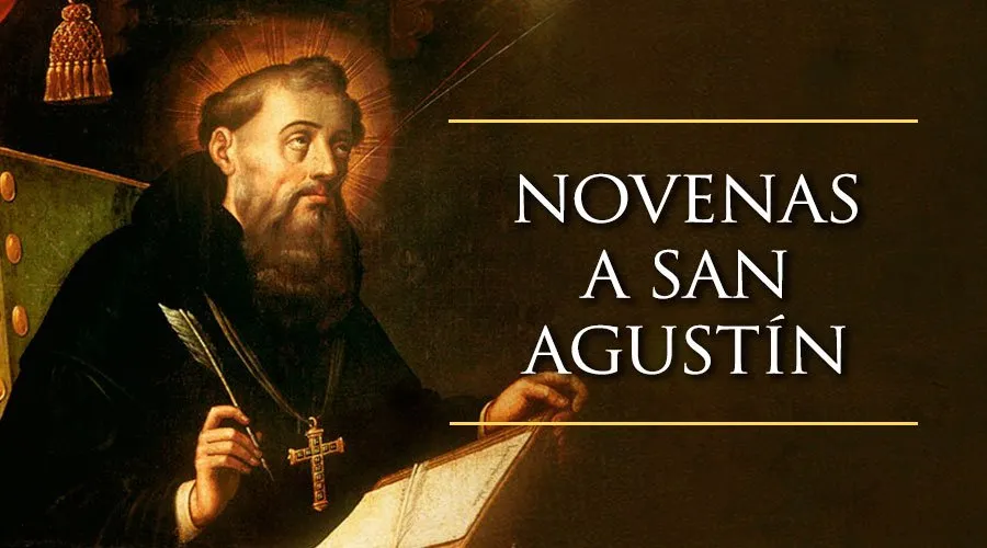 Hoy iniciamos la novena a San Agustín, patrono de "los que buscan a Dios”