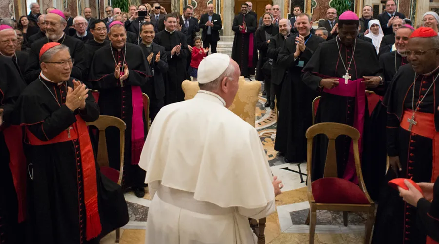 El Papa en la audiencia. Foto: L'Osservatore Romano