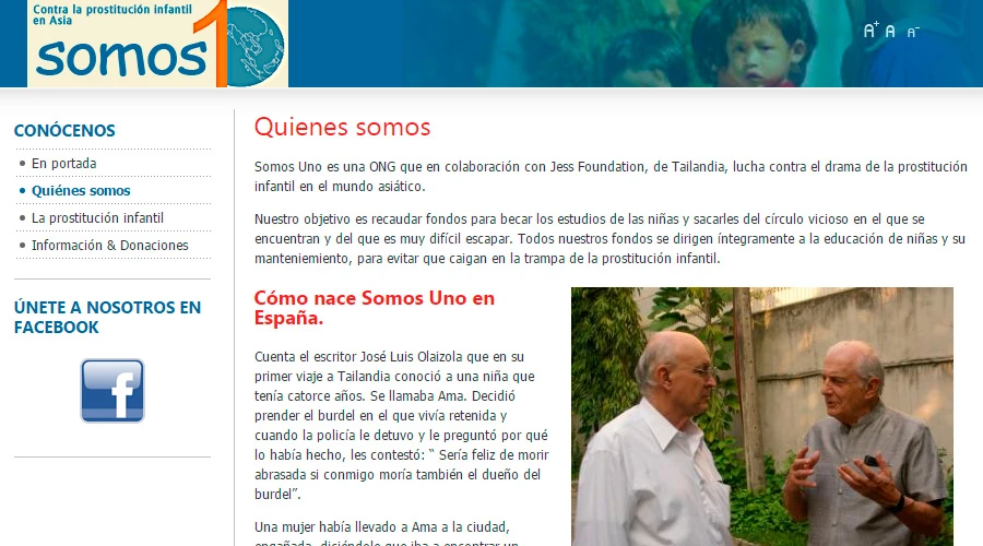 Captura Web Somos Uno