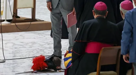 Vaticano se pronuncia sobre guardia suizo que se desmayó en audiencia del Papa Francisco