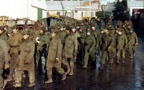 Soldados argentinos en la Guerra de Malvinas