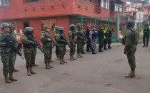 Soldados del Ejército de Ecuador.
