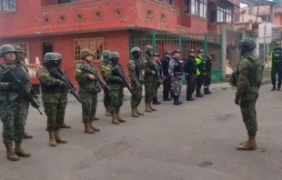Soldados del Ejército de Ecuador. Crédito: Twitter Ejército ecuatoriano