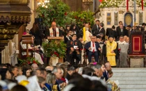 Cardenal Chomali en el Te Deum