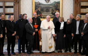 Imagen de la Audiencia de esta mañana del Papa Francisco con la Comisión Teológica Internacional Crédito: Vatican Media