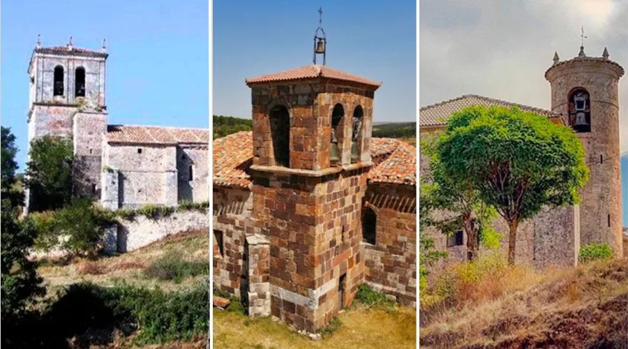 Varios de los templos que necesitanm urgente reparación en la Archidiócesis de Burgos. Crédito: Archidiócesis de Burgos?w=200&h=150