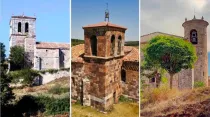 Varios de los templos que necesitanm urgente reparación en la Archidiócesis de Burgos. Crédito: Archidiócesis de Burgos