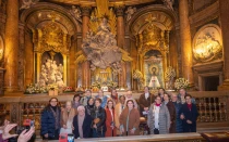 Las teresianas celebraron la Eucaristía de inicio del 150 aniversario en la Basílica del Pilar de Zaragoza (España).