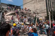 Edificio destruido en Ciudad de México tras sismo del 19 de septiembre