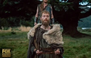 San Patricio, tal como aparece en la película "The Saints" de Martin Scorsese. Crédito: Fox Nation