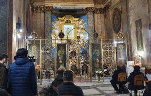 iglesia de los Santos Sergio y Baco. Foto: Hannah Brockhaus/CNA 