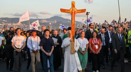 El Papa León XIV durante el Jubileo de los Jóvenes realizado en Roma en el 2025.
