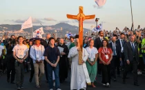 El Papa León XIV durante el Jubileo de los Jóvenes realizado en Roma en el 2025.