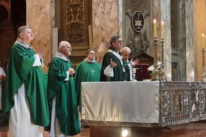 Misa de traslado de la sede primada de Argentina