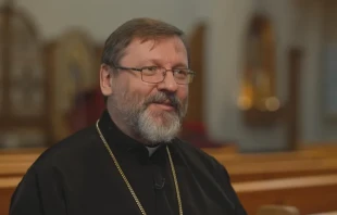Sviatoslav Shevchuk, Arzobispo Mayor en Kiev de la Iglesia greco-católica ucraniana. Crédito: EWTN News Nightly