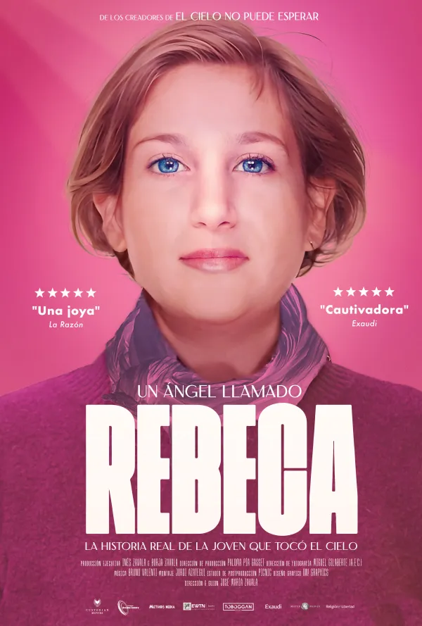 Cartel de la película 'Un ángel llamado Rebeca'. Crédito: Custodian Movies.