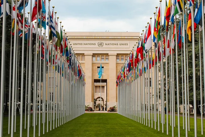 La sede de la ONU en Ginebra, Suiza