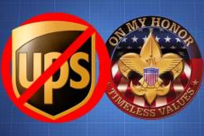 Gigante de correo UPS cesa donaciones a Scouts por presión del lobby gay
