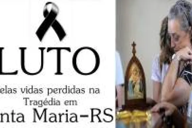 Iglesia en Brasil solidaria con víctimas de incendio en discoteca