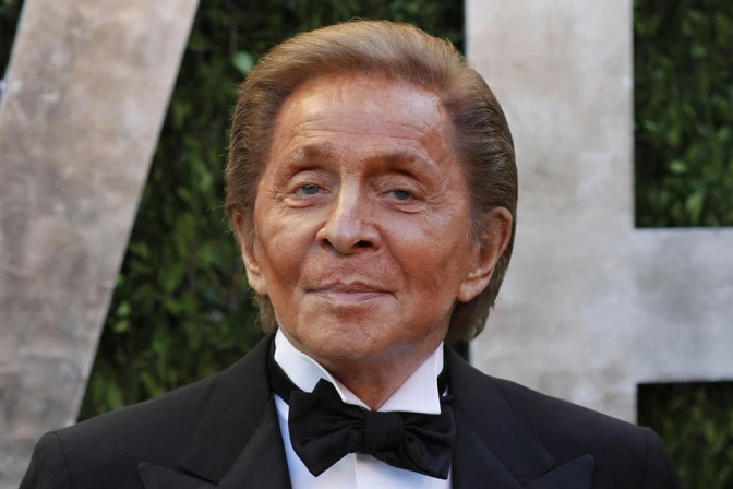 Valentino, famoso diseñador italiano fallecido a los 93 años.