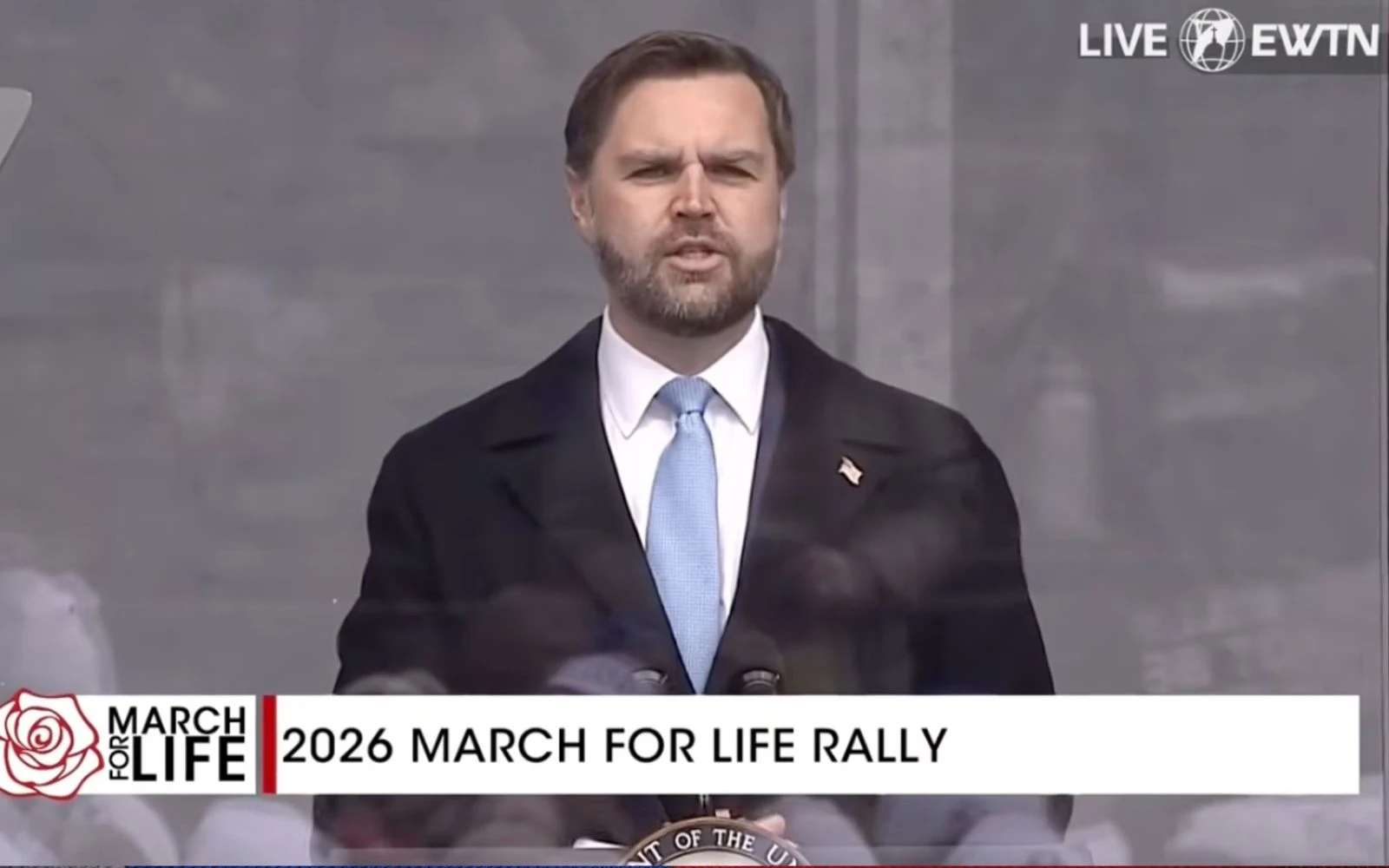 El vicepresidente estadounidense, JD Vance, habla en la Marcha por la Vida el 23 de enero de 2026 en Washington, D. C.?w=200&h=150
