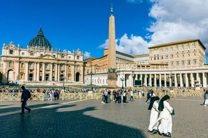 Plaza de San Pedro en el Vaticano