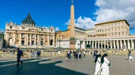 Plaza de San Pedro en el Vaticano