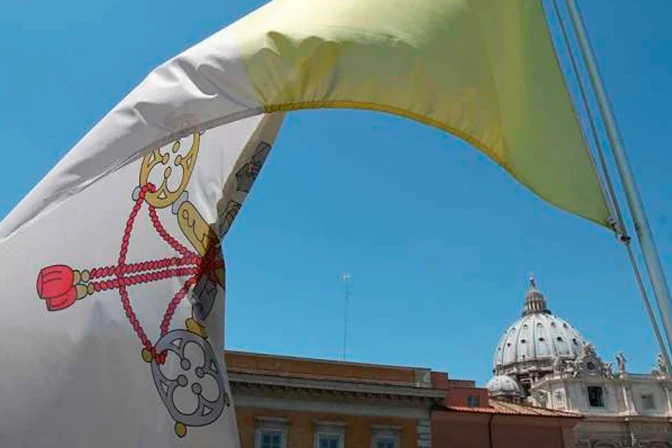 Bandera del Vaticano.