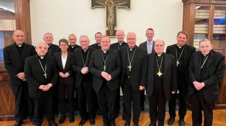 Representantes de la Curia Romana y de la Conferencia Episcopal Alemana