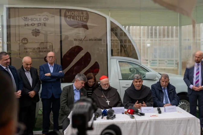 El "vehículo de la esperanza" en Belén