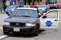 Vehículo del Departamento de Policía de San Francisco.