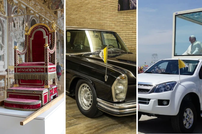 Los medios de transporte que han utilizado los papas