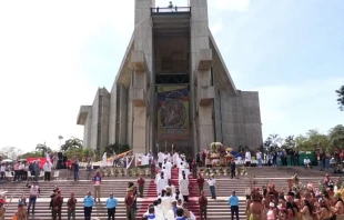Basílica Menor Santuario Nacional de Nuestra Señora de Coromoto, en la ciudad de Guanare. Crédito: Televisora Regional de Portuguesa.