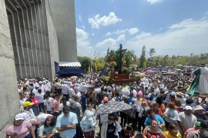 Vía Crucis de Viernes Santo en la Semana Santa 2024 en Managua, Nicaragua.