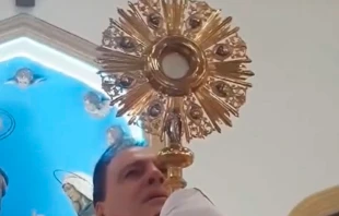Video del presunto milagro eucarístico en la parroquia San Joaquín de la Diócesis de Engativá (Colombia). Crédito: Instagram @parroquiasanjoaquin