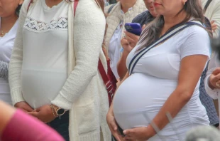 Bendición de vientres en Veracruz. Crédito: Diócesis de Orizaba