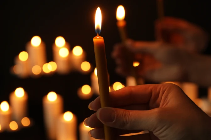 Imagen referencial de vigilia de oración.