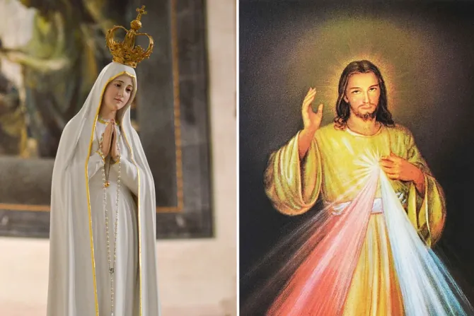 Virgen de Fátima y la Divina Misericordia 04042024