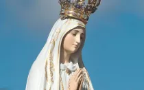 Imagen de la Virgen de Fátima.