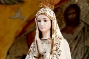 Virgen de Fátima  y la Trinidad